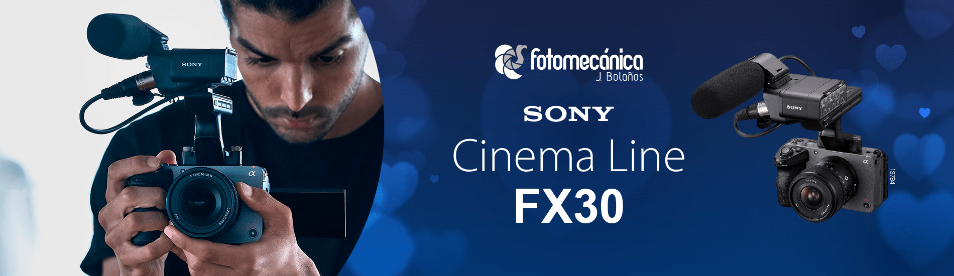 Sony Cinema Line FX30 San Valentín 2023