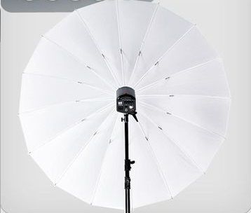 Sombrilla Fotográfica Godox, Translucida, Blanca 150cm de diámetro