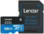 Memoria Lexar 128GB microSDHC 633x / microSDXC U High Performance UHS-I Con Adaptador SD De Memoria