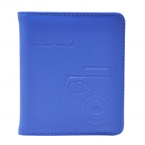 ALBUM PIEL 64 FOTOS INSTAX COBALTO