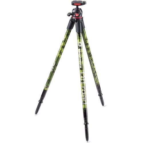 Tripie Manfrotto MKOFFROADG De Aluminio 4 SECC Verde Para 2.5 KG