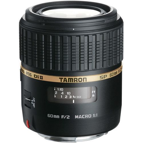 Lente Tamron Sp 60mm f/2 Di II LD IF Para Nikon APS-C 1:1 Macro Con Parasol