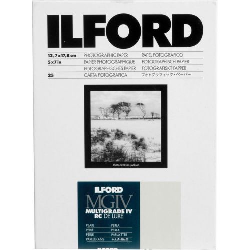 Papel Ilford 5X7 Multigrado Perla 25 Hojas