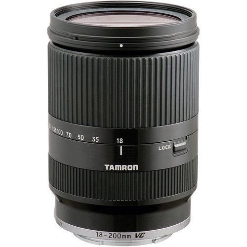 Tamron 18-200mm F/3.5-6.3 Di III VC Para Sony E APS-C Con Parasol Black