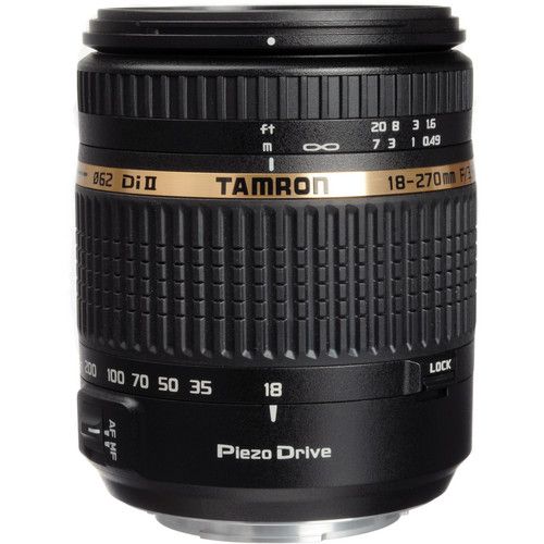 Lente Tamron 18-270mm F/3.5-6.3 DI II PZD Para Sony APS-C Con Parasol