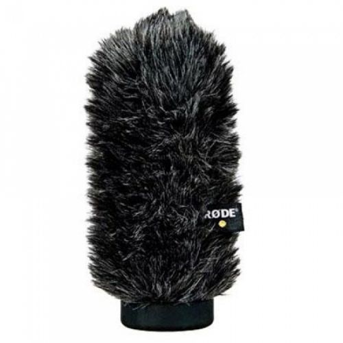 RØDE WS7 Escudo de viento de lujo compuesto de espuma de celda abierta y funda de piel. Para NTG3