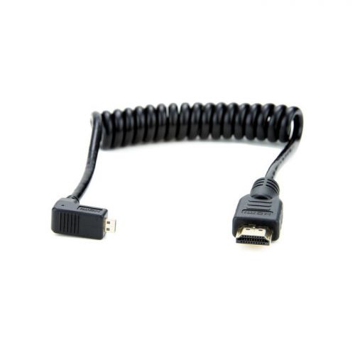 CABLE ESPIRAL MICRO HDMI A HDMI ANGULO DERECHO