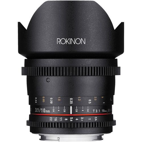 Lente Rokinon 10mm T3.1 Cine DS Montura Sony E APS-C