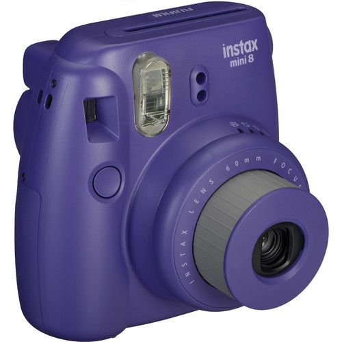 CAMARA INSTANTANEA INSTAX MINI 8 MORADO + CORREA