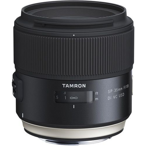 Lente Tamron SP 35mm F/1.8 Di VC USD Para Nikon Con Parasol