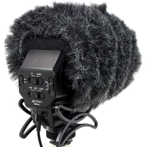 SWS-30 Furry Windshield Azden Para SMX-30