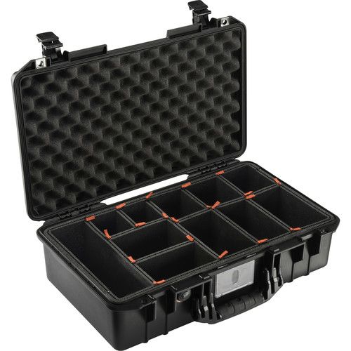 Air Case Pelican 1525AIR Negro Con Trekpak Estuche De Alta Resistencia