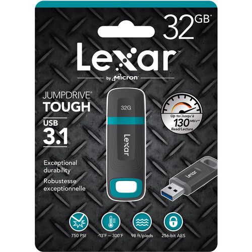 Memoria Lexar 32GB USB 3.0  Jumpdrive Tough