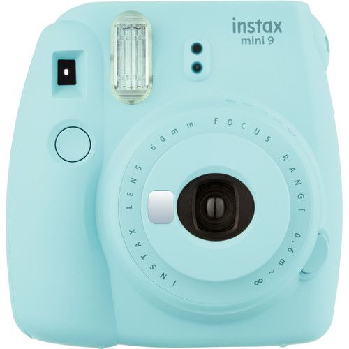 Cámara Fujifilm Instax Mini 9 azul hielo instantánea
