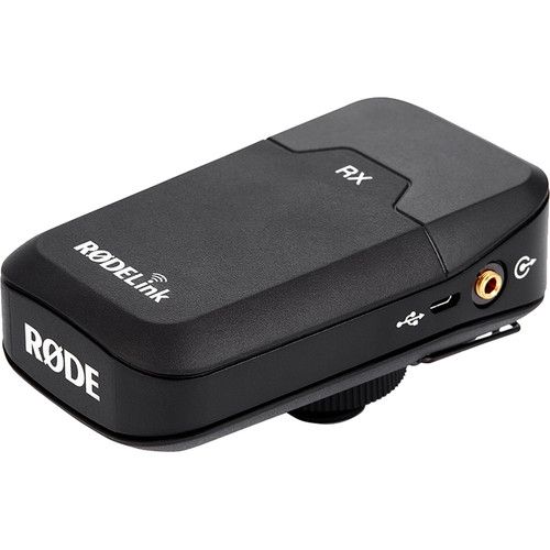 RODELINK RX-CAM - CAMERA MOUNT OR BELTPACK  RECEIVER (SINGLE RETAIL PACK) WITH LOCKING 3.5MM TRS OUT