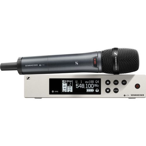 Sistema de micrófono inalámbrico de mano con MME 865 ew 100 G4-865-S-A1 para cantante o presentador