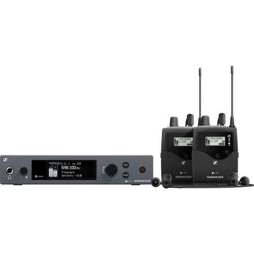 Kit sistema de monitoreo inalámbrico Sennheiser ew IEM G4-Twin