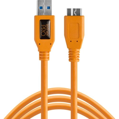 CABLE TETHERPRO USB 3.0 A MICRO-B RIGHT ANGLE