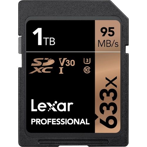 Lexar Professional 1TB 633x V30 SD 95 MB/s 45 MB/s