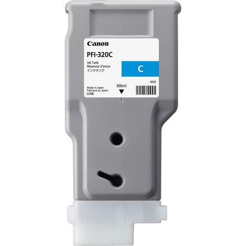 Canon Cartucho de tinta PFI-320 C Cian (300 ml) compatible con imagePROGRAF Serie TM