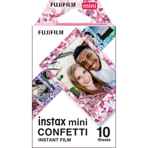 Cartucho Fujifilm Instax Mini Confetti para 10 Fotos 
