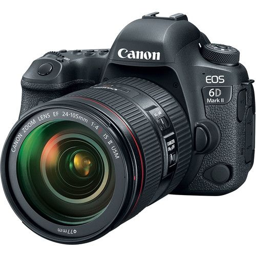 Cámara Canon EOS 6D II con lente EF 24-105mm F/4L IS II USM - Fotomecánica