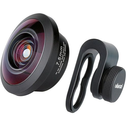 Lente Ulanzi Gran Angular Ojo de Pez (Fisheye) de 7.5mm para Smartphone