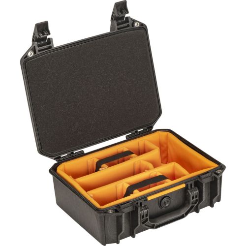 Estuche de alta resistencia Vault V200WD Negro con Divisiones