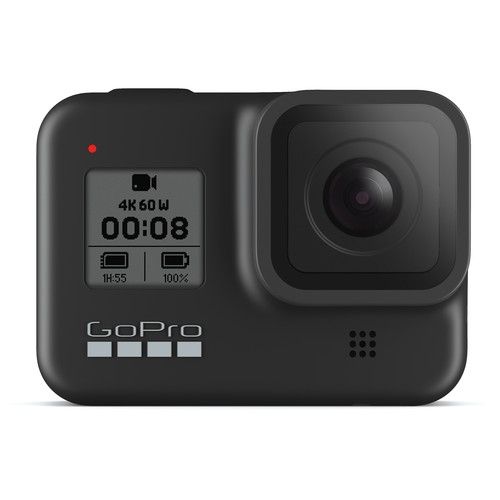 Video Cámara Gopro Hero 8 Negra / Black con tripie, tarjeta y batería 4K/60FPS SÚPERFOTO RAW