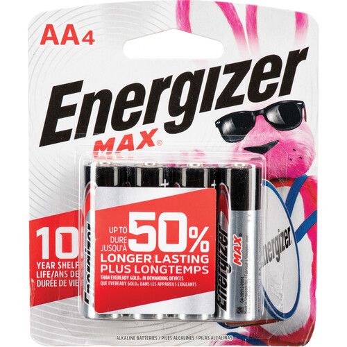 Pila Energizer Max Alcalina AA C/ 4