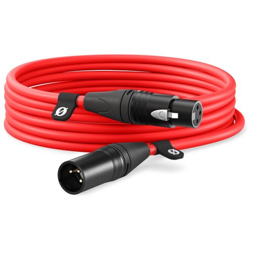 XLR CABLE 3M ROJO