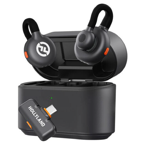 Micrófono Inalámbrico Hollyland LARK M2S con conector USB-C  Kit  con 2 Trasmisores