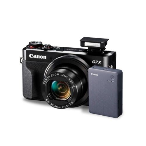 Cámara Canon Powershot G7X Mark II  + Impresora SELPHY QX20 + Memoria Lexar 64GB SDHC 1667x