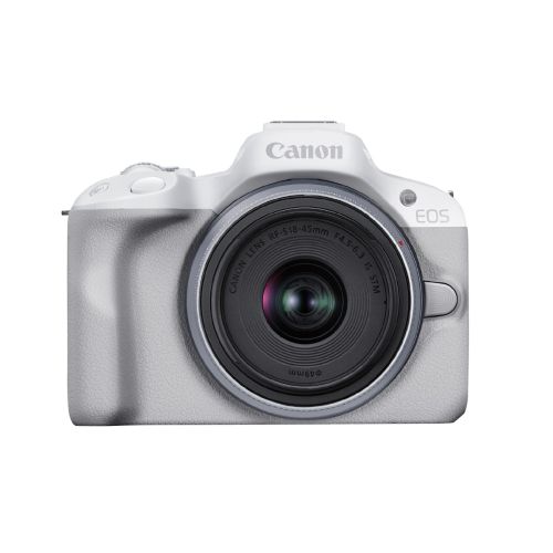Cámara Canon EOS R50 Blanca RF-S 18-45mm F4.5-6.3 IS STM (White)