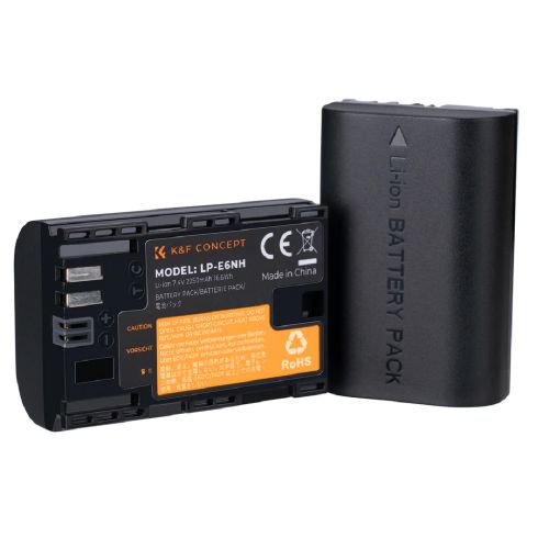 Batería Recargable K&F Concept Tipo LP-E6NH para Canon