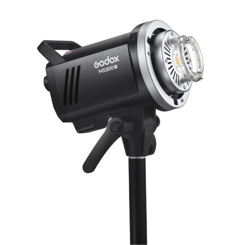 Flash de Estudio Godox MS300V con Luz de Modelado Led
