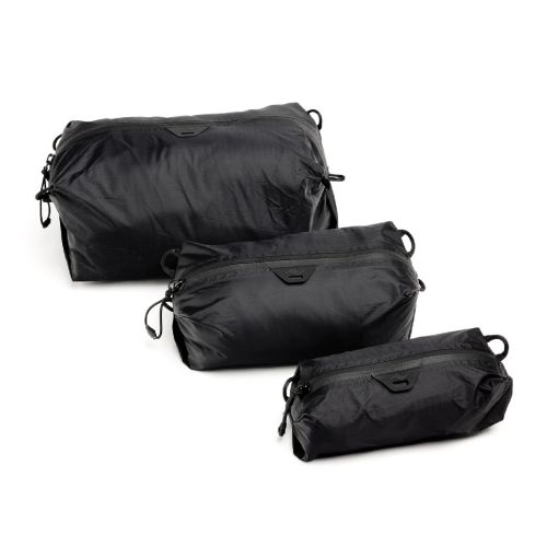 Set 3 Estuches Peak Design Cubos de embalaje ultraligeros (BUP-B3-BK-1) Color Negro