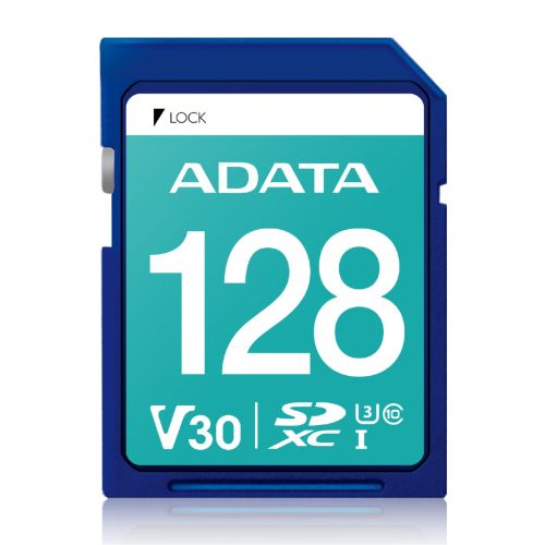 Tarjeta Adata SDXC 128GB UHS-I Class 10 V30