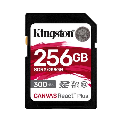 Tarjeta De Memoria Kingston SD 256GB UHS-II U3 V90 300 MB/s