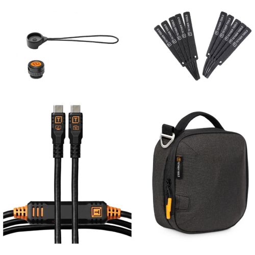 Kit de anclaje inicial Tether Tools TetherPro Optima 10G (4.5m, negro antirreflectante)