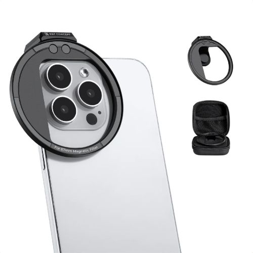 Adaptador Magnético K&F Concept 67mm con Clip-on para Celular