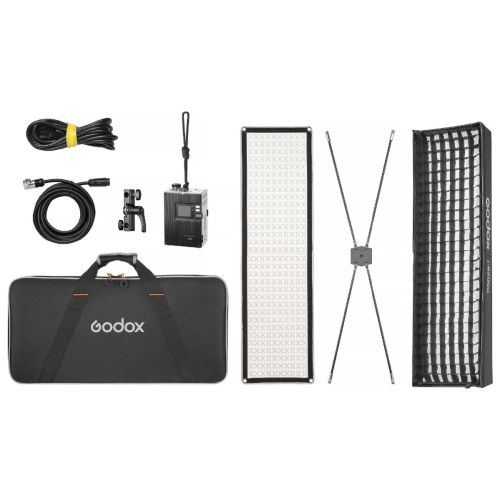 Kit Panel LED RGB Flexible Godox FL200SR 30x120cm con Accesorios