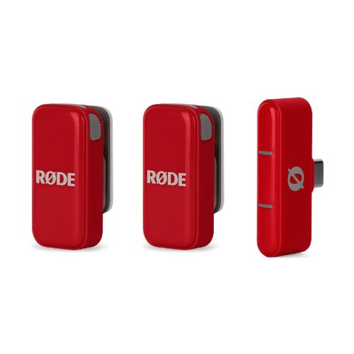 Micrófono Wireless Micro Rojo Inalámbrico Ultra-Compacto. Wireless Micro (USB-C, Red)