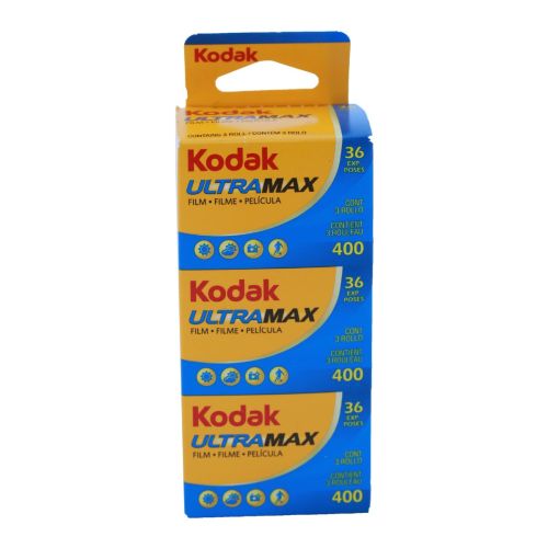 Rollo Kodak Ultra Max 400 film Pack 3 GC135-36