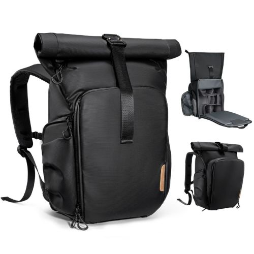 Mochila K&F Concept Back Pack Nature Wander 11 Cap. 20L. Color Negro (KF13.173)