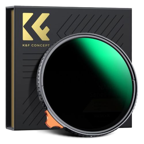 Filtro ND Variable K&F Concept 62mm 28 Capas de Recubrimiento Serie Nano-X (KF01.1462)