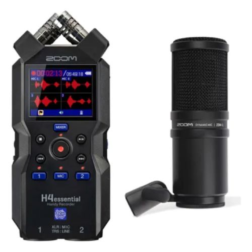 Kit Grabadora ZH4E y Microfono ZDM1 Zoom