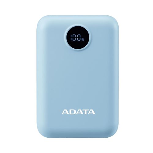 Cargador Portatil Digital Powerbank Adata 10000mAh tipo C Azul
