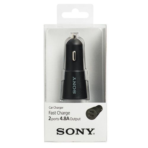 Adaptador 2 Puertos Fast Charge Sony para automóvil 