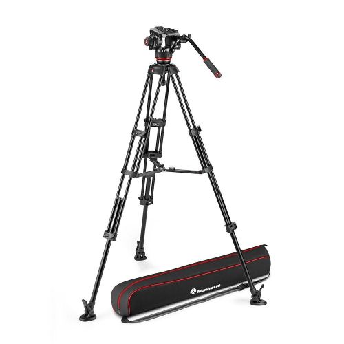 Kit Manfrotto para Video con cabeza 504X y Tripie MVTTWINMA de Aluminio MVK504XTWINMA
